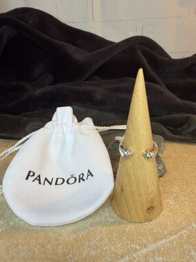 Pandora Shooting Stars Open Ring size 8